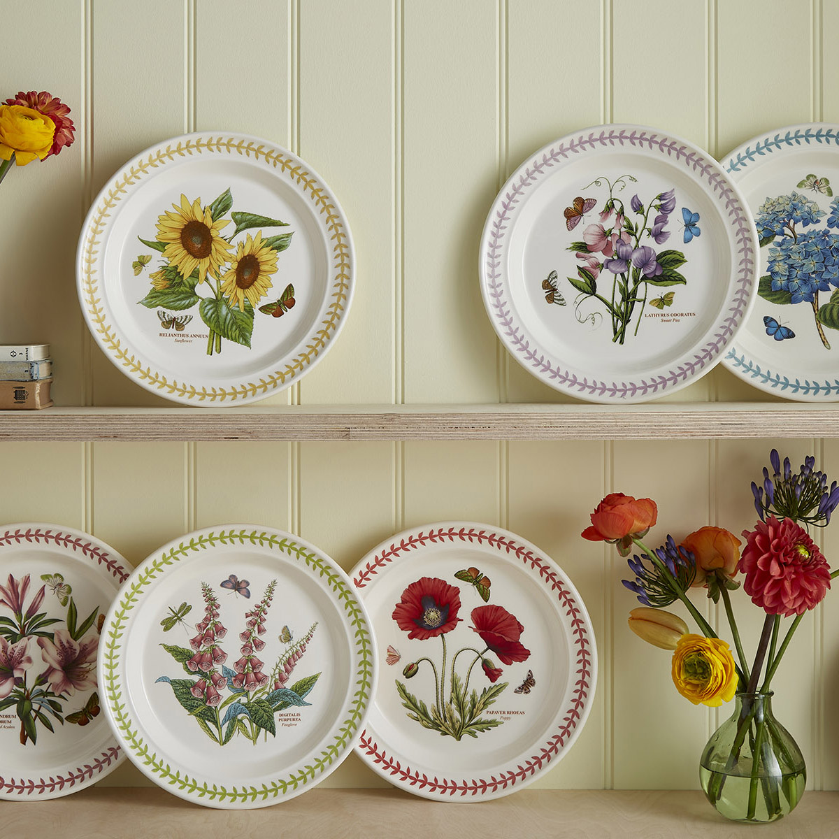 Botanic Garden Meadow 8" Salad Plates Set of 6 image number null